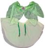 Kids Costumes to Hire - Green Leaf Organza skirt & Material green skirt - GIRL